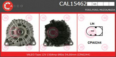 CASCO cal15462gs -  Генератор