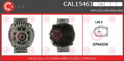 CASCO cal15463gs -  Генератор