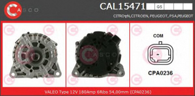 CASCO cal15471gs -  Генератор