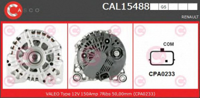 CASCO cal15488gs -  Генератор