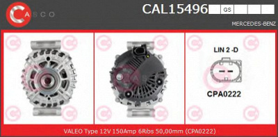 CASCO cal15496gs -  Генератор