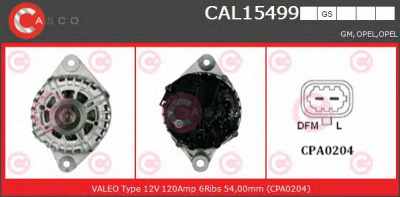 CASCO cal15499gs -  Генератор