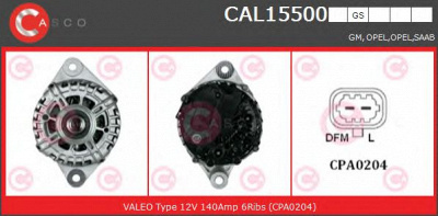 CASCO cal15500gs -  Генератор