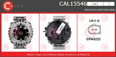CASCO cal15546gs -  Генератор