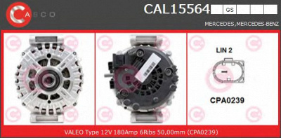 CASCO cal15564gs -  Генератор