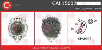 CASCO cal15602gs -  Генератор
