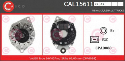CASCO cal15611as -  Генератор