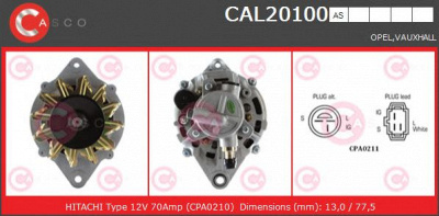 CASCO cal20100as -  Генератор