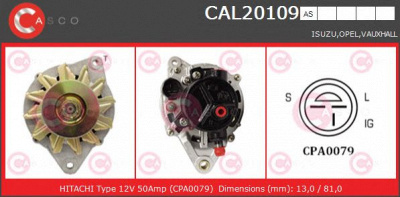 CASCO cal20109as -  Генератор