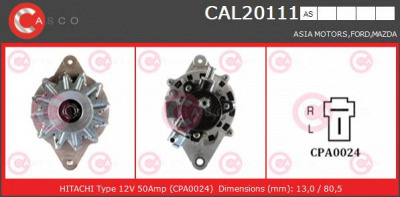CASCO cal20111as -  Генератор