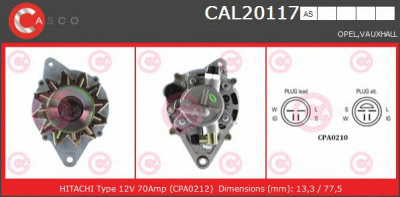 CASCO cal20117as -  Генератор