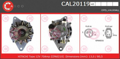 CASCO cal20119as -  Генератор