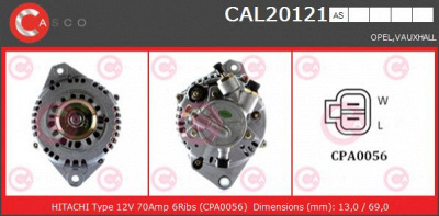 CASCO cal20121as -  Генератор