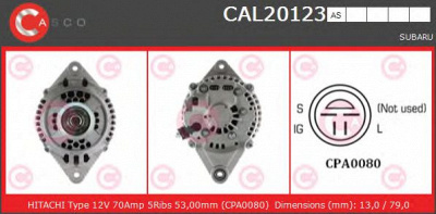 CASCO cal20123as -  Генератор