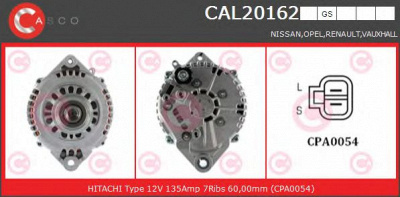 CASCO cal20162gs -  Генератор