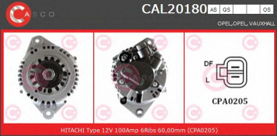 CASCO cal20180os -  Генератор