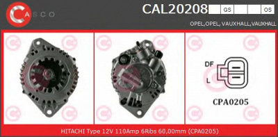 CASCO cal20208os -  Генератор