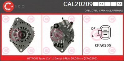 CASCO cal20209os -  Генератор