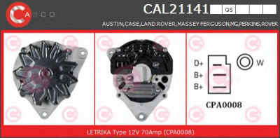 CASCO cal21141gs -  Генератор