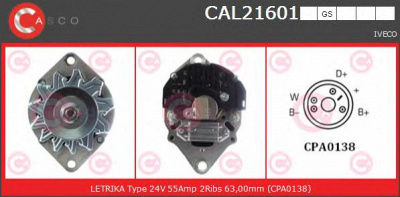 CASCO cal21601gs -  Генератор