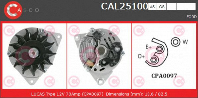 CASCO cal25100gs -  Генератор