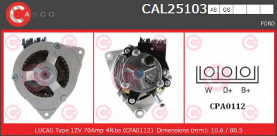 CASCO cal25103gs -  Генератор