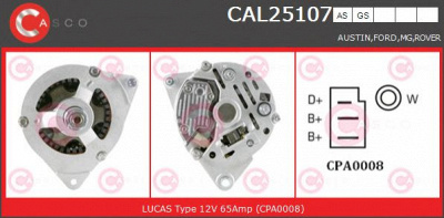 CASCO cal25107gs -  Генератор