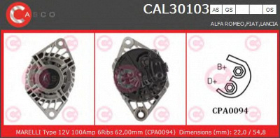 CASCO cal30103as -  Генератор