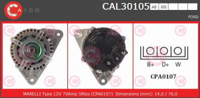 CASCO cal30105as -  Генератор