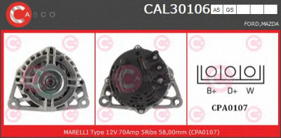 CASCO cal30106gs -  Генератор