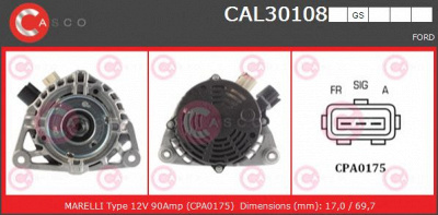 CASCO cal30108gs -  Генератор