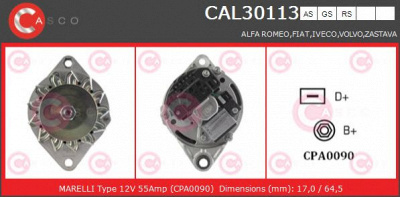 CASCO cal30113as -  Генератор