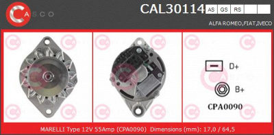 CASCO cal30114as -  Генератор