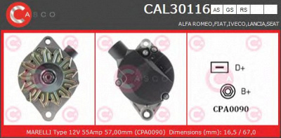 CASCO cal30116gs -  Генератор