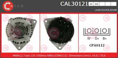 CASCO cal30121as -  Генератор