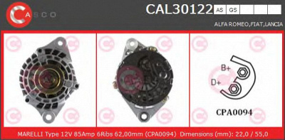 CASCO cal30122gs -  Генератор