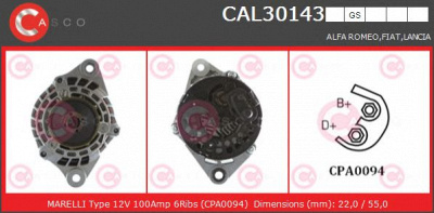 CASCO cal30143gs -  Генератор