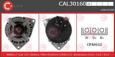 CASCO cal30160as -  Генератор