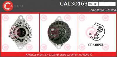 CASCO cal30163gs -  Генератор