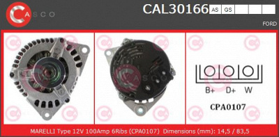 CASCO cal30166gs -  Генератор