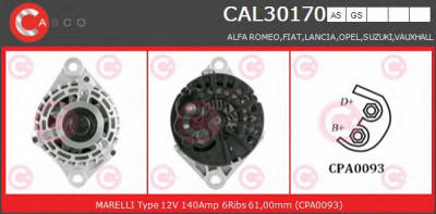 CASCO cal30170as -  Генератор