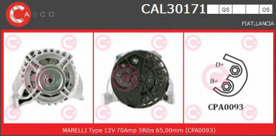CASCO cal30171os -  Генератор