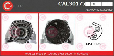 CASCO cal30175gs -  Генератор