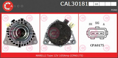 CASCO cal30181gs -  Генератор