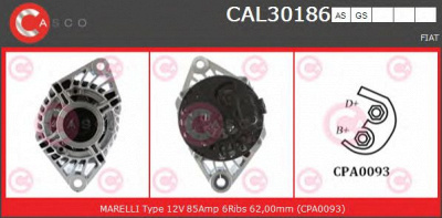CASCO cal30186as -  Генератор