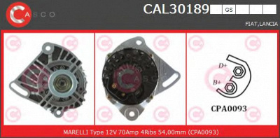 CASCO cal30189gs -  Генератор