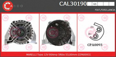 CASCO cal30190gs -  Генератор