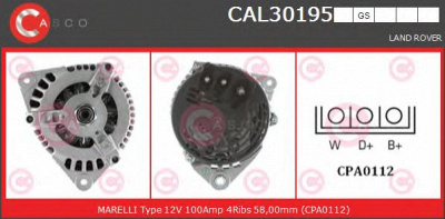CASCO cal30195gs -  Генератор