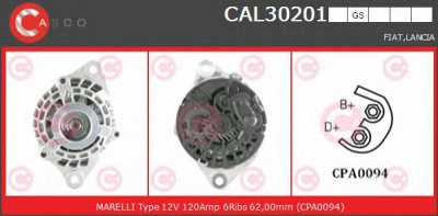 CASCO cal30201gs -  Генератор