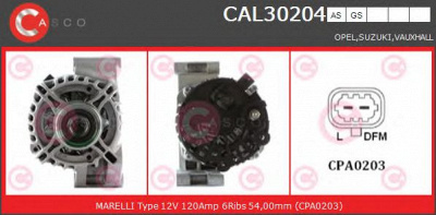 CASCO cal30204gs -  Генератор